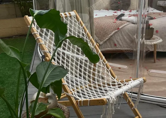 Bulle Insolite Avec Jacuzzi Prive - Nature & Romantisme A 아파트 *